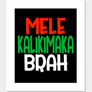 Mele Kalikimaka Brah Posters and Art